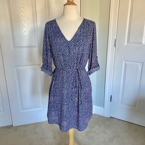 Verse Polka Dot Blue Dress